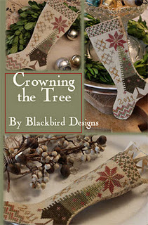 Blackbird Crowning the Tree Stocking Thread Pack only